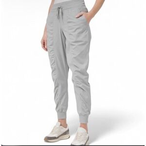 Lululemon Dance Studio Joggers Sz 12 Gray Lightweight Stretch Full Length Pants